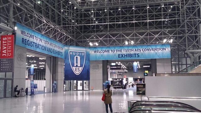 「135th AES CONVENTION」展示会参加後