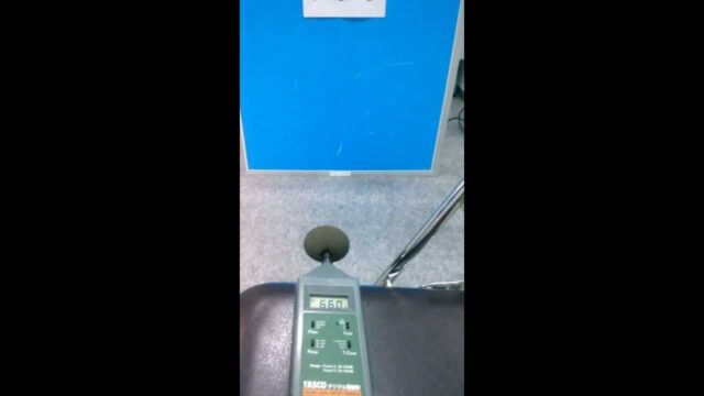 防音パネル「一人静　タイプA」デモンストレーション