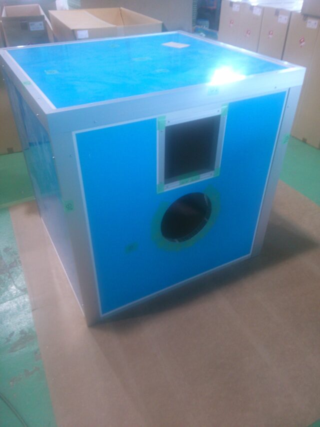 コンプレッサー用防音BOX＠茨城～届いたその日にすぐ完成！組み立て・解体・移設が容易