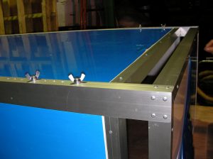 風量調整の金具です。自由に変更できます