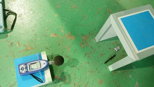 防音パネルの切欠き部分からの音漏れ対策＆実験