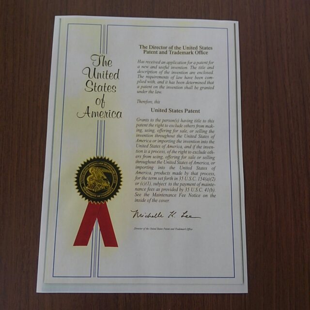 弊社吸音材の海外特許を取得いたしました