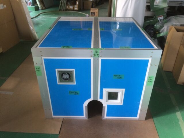 ブロワー用防音ボックス作成～形状・仕様に合わせてカスタマイズ