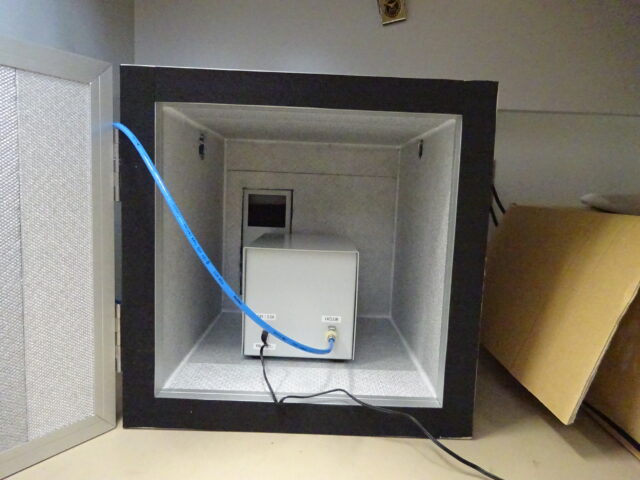 小型コンプレッサー用防音BOXを納入＠東京大学『大気海洋研究所様』