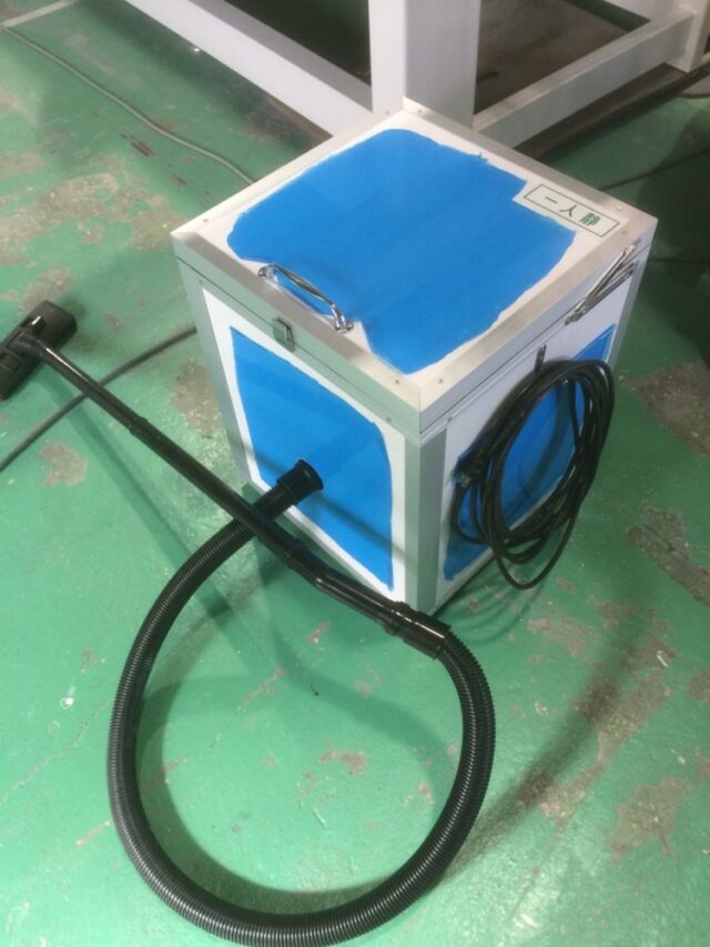 集塵機（業務用大型掃除機）の騒音対策～5面体の防音ボックスを制作