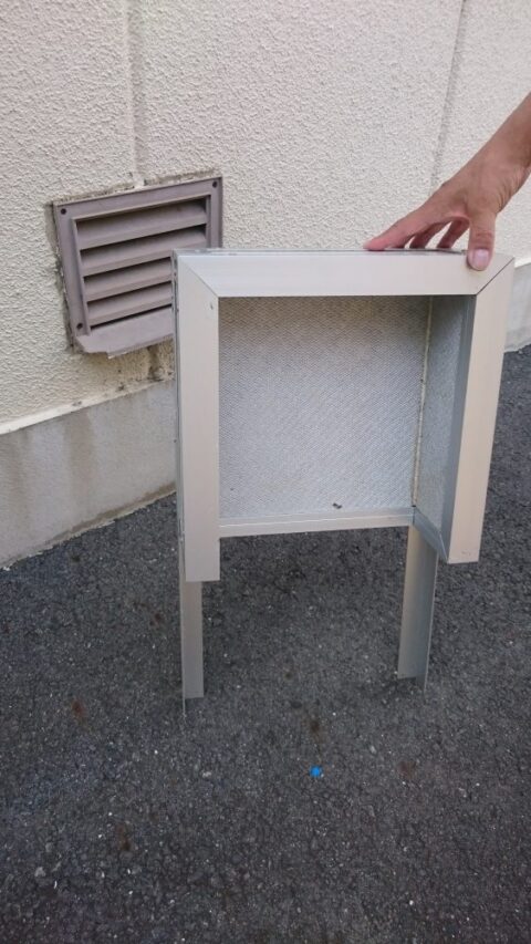 排気吸気口用サイレンサー