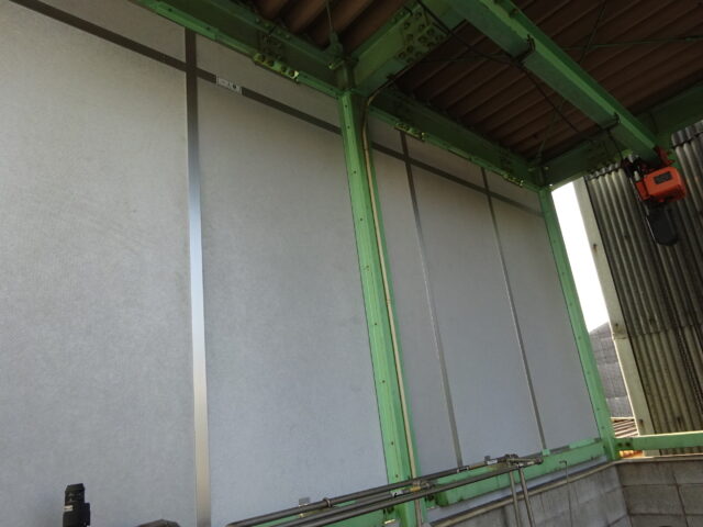 プラズマ溶射機用高周波対策防音壁を設置＠岡山県