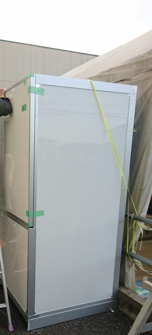 高さ2メートルの大型防音BOXの製作～正面が解放できる観音扉仕様