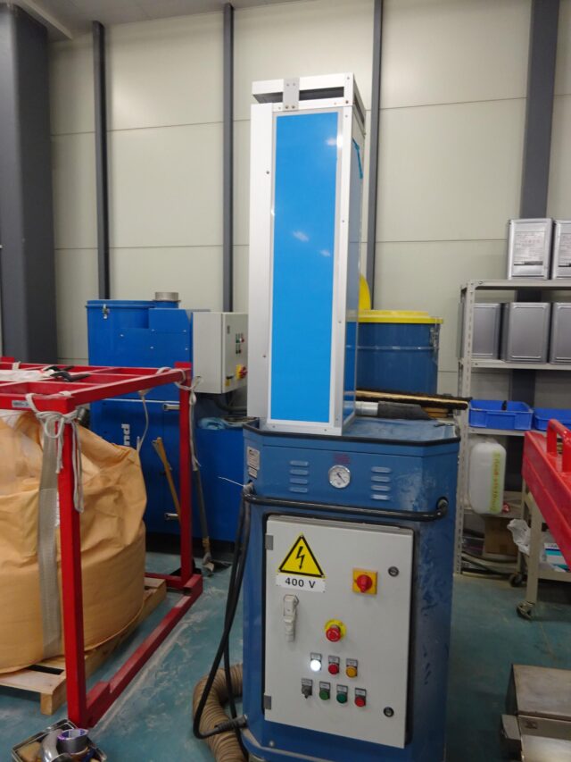 工場内集塵機用サイレンサーの設置＠栃木県～騒音測定を行い適切な防音施工を提案