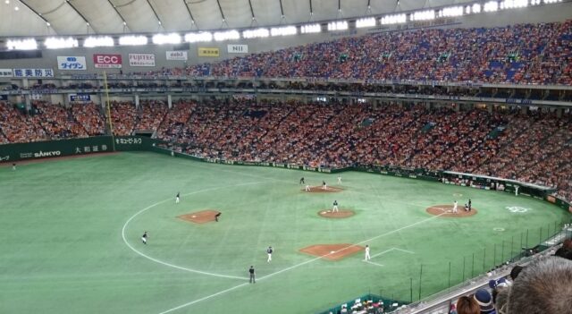 6月3日 プロ野球「巨人」対「オリックス」戦を観戦＋ドームにまつわる音のお話