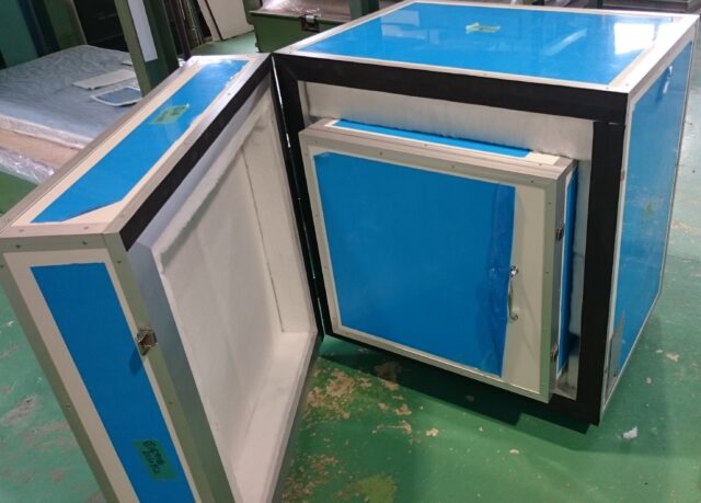 簡易無響箱によるコスト低減・スペースの有効活用