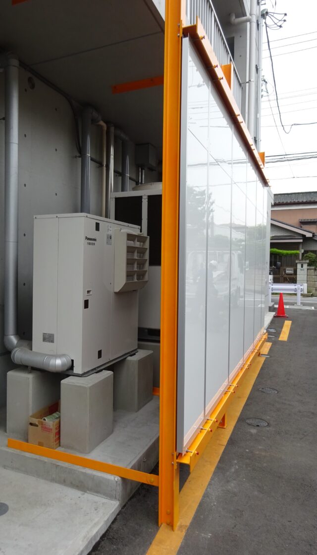 室外機用のスライド式遮音壁を例に施工までの流れをおさらい