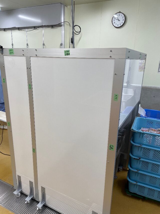 宮城県　エアー式除水機の騒音対策～メンテナンス性を損なわない防音カバーを製作@株式会社ヤマウチ様