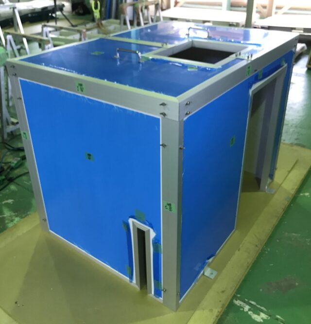 ブロワーの騒音対策～解体し易くメンテナンス性に優れた防音カバーを製作