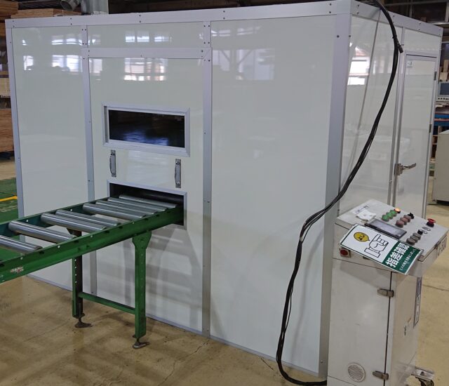 木材工作機械用防音カバー～低音域の対策に一人静タイプLを選定