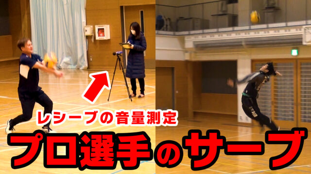 防音王子ちゃんねる～【バレーボール】 プロ選手のボールを53歳が決死のレシーブ！（音量測定）