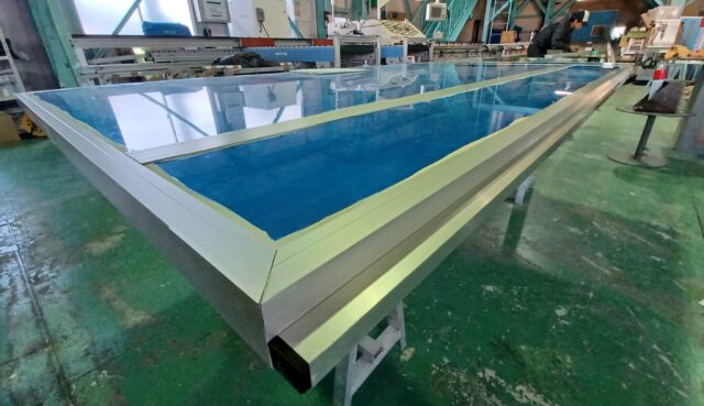 粉砕機ラインに防音カバーを導入～鉄骨によるパネル施工にご協力