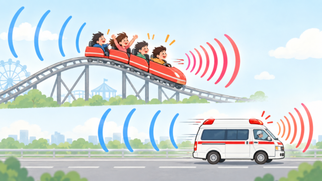 身近な音にひそむドップラー効果～ジェットコースターや救急車から学ぶ音のふしぎ～